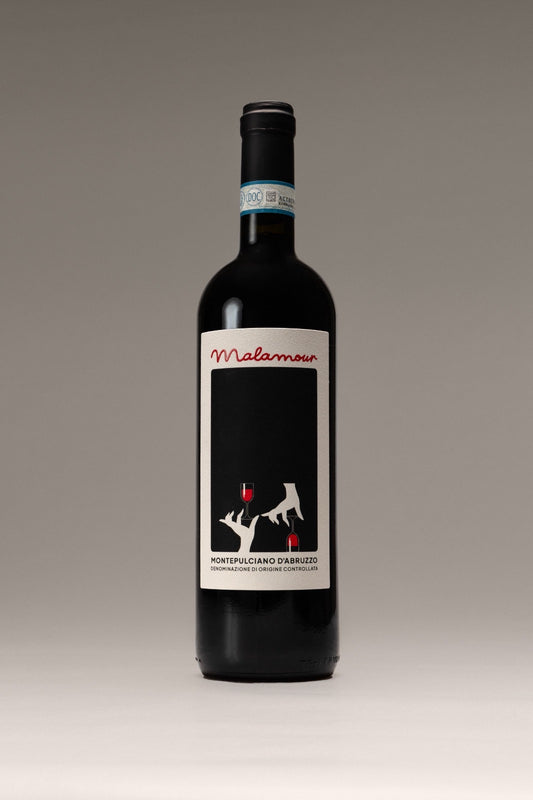 Malamour Red Montepulciano d'Abruzzo DOC Italian red wine bottle
