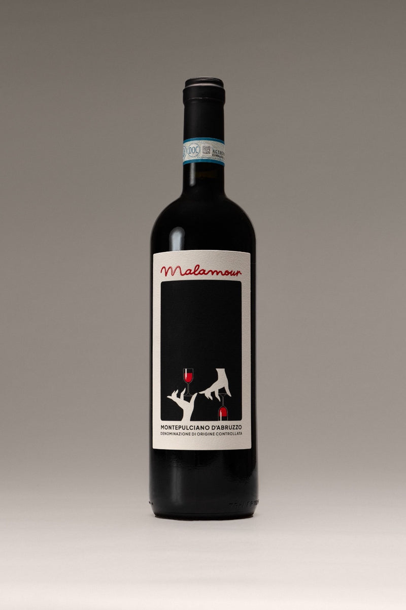 Malamour Red Montepulciano d'Abruzzo DOC Italian red wine bottle